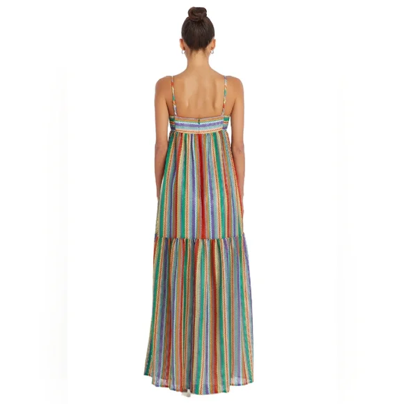 NEW Amanda Uprichard Sima Maxi Dress — Size Large - Picture 10 of 12